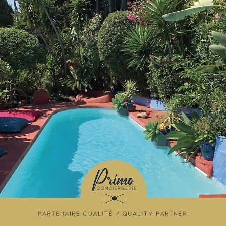 "La Villa Bali", En Bord De Mer A 5 Mn Des Plages Avec Piscine A Cascade, Grand Exterieur Unique Sur Le Theme De Bali Six-Fours-les-Plages Exterior foto
