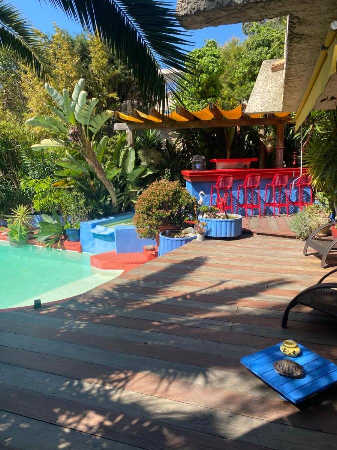 "La Villa Bali", En Bord De Mer A 5 Mn Des Plages Avec Piscine A Cascade, Grand Exterieur Unique Sur Le Theme De Bali Six-Fours-les-Plages Exterior foto