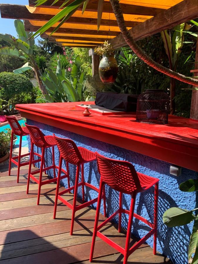 "La Villa Bali", En Bord De Mer A 5 Mn Des Plages Avec Piscine A Cascade, Grand Exterieur Unique Sur Le Theme De Bali Six-Fours-les-Plages Exterior foto